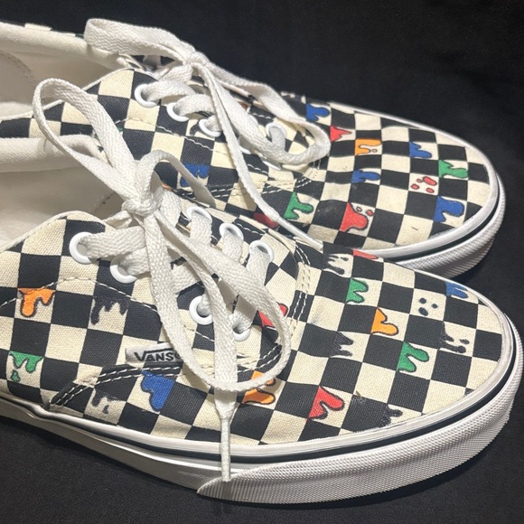 Vans Checkered Sneakers with Multicolor Accents Women’s size 7.5 - Picture 5 of 8
